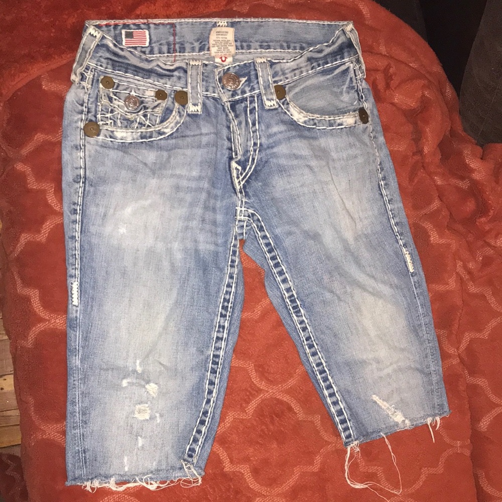 True Religion Jean Shorts
